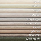 Topfinel Olive Green Linen Blackout Curtains 84 Inch Long - Image 8