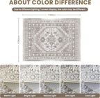 5x7 Area Rugs for Living Room, Large Washable Rug, Dining Room, Low Pile - Image 2