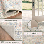 Washable Dining Room Rugs, 6x9 Area Rug - Image 5
