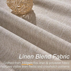 Topfinel 100 Inch Long Blackout Country Curtains - Image 3