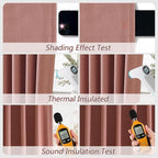 100% Blackout Curtains 96 Inch Length 2 Panels Set - Image 5