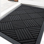 OLANLY Front Door Mat Outside Entrance 33x21, Waterproof Heavy-Duty Doormat | by OLANLY
