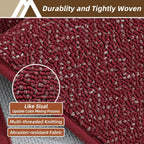 COSY HOMEER-Door-Mat 32"x48" Non Slip Absorbent Entryway Rugs Dirt Trapper Doormats Washable Entrance Mats Low Pile Welcome Floor Mat for Front Back Door and Entry Mats,Red