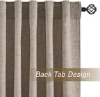 RYB HOME Sheer Curtains 108 inches, Extra Long Floor to Ceiling Curtains | - Image 3