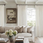 Natural Extra Wide Pinch Pleat 108 Inch Curtains 60 Inch Wide | Memory Training - Image 8