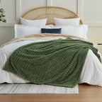 EXQ Home Gentle Soft Fleece Throw Blanket – Cozy Lightweight 3D Imitation - Image 2
