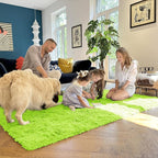 OLANLY 2x3 Machine Washable Small Bedside Rug, Soft Fluffy Shaggy Entryway - Image 7