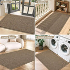 BEQHAUSE Dirt Trapper Door Mat 20" x 32", Non-Slip Washable Doormats, Low - Image 8