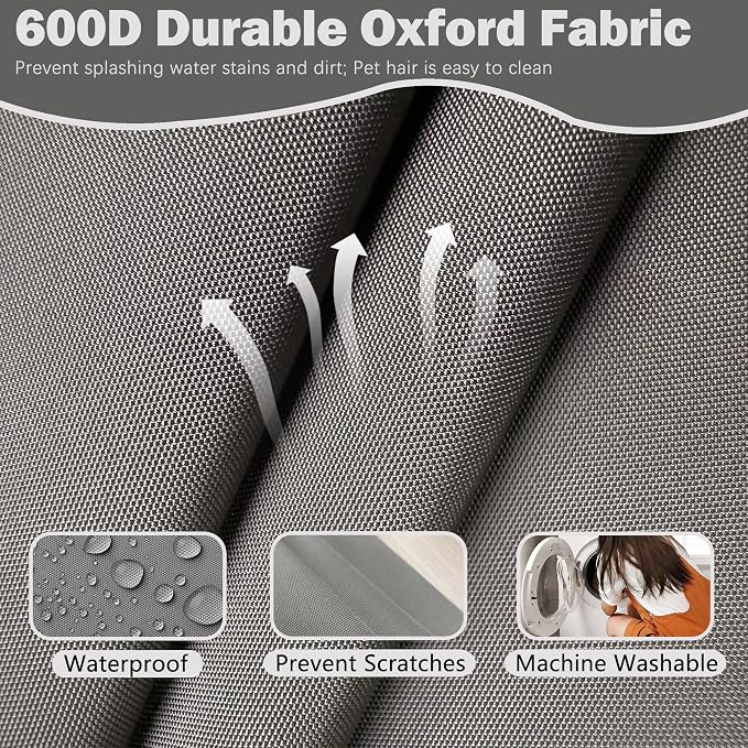 Sqodok Patio Cushion Cover 25x25 inch, Outdoor Seat Cushion Slip Cover - Image 4