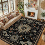 Vacuum-Friendly, 9x12 Washable Area Rug by meejou