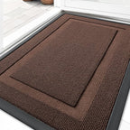 OLANLY Front Door Mat Outside 29.5x17, All-Season Heavy-Duty Rubber Doormat | by OLANLY