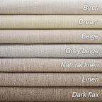 Topfinel 95 Inches Long Linen 100% Blackout Curtains 2 Panels Set Birch Ivory - Image 9