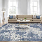 LOONGRUG 7x10 Area Rug Washable Large Neutral Modern Living Room Rugs | - Image 5