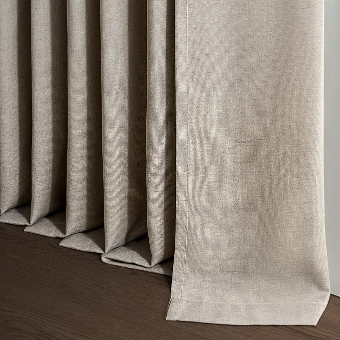 Topfinel 108 Inch Curtains 1 Panels Set, One Packs Pinch Pleat Back Tab - Image 5
