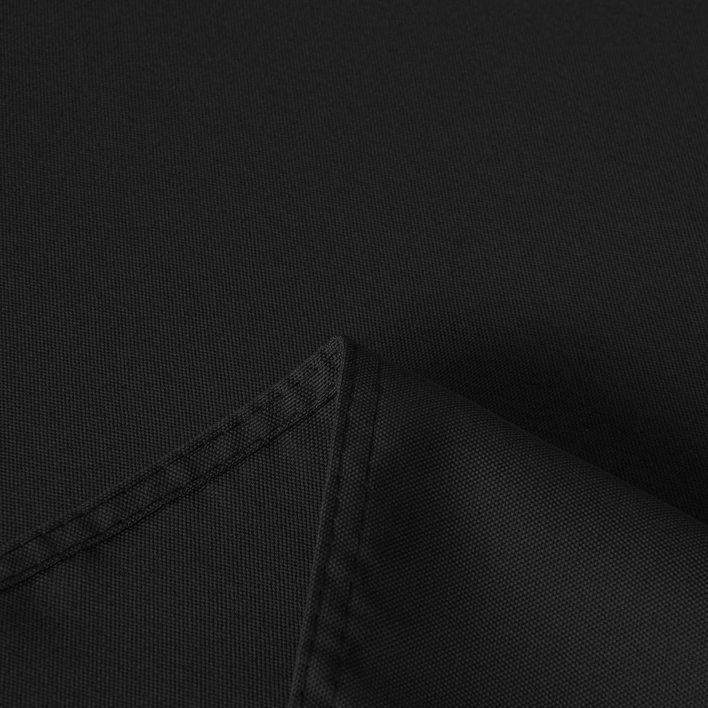 sancua Rectangle Tablecloth - 60 x 84 Inch - Stain and Wrinkle Resistant Washable Polyester Table Cloth, Decorative Fabric Table Cover for Dining Tables, Buffet Parties and Camping, Black