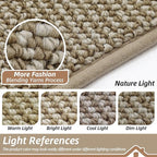 BEQHAUSE Kitchen Rugs and Mats 2PCS Non-Slip, Light Beige | Kitchen Mats - Image 5