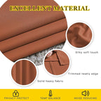 NICETOWN Burnt Orange Blackout Curtains 2 Panels Set, Grommet Top Room - Image 4