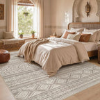 cotiled Boho 10x12 Area Rug for Living Room: Large Moroccan Washable Rug | - Image 5