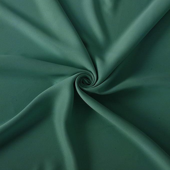 Green Blackout Curtains 40 x 63 Inch Length/Set of 2 Curtain Panels/Thermal - Image 5