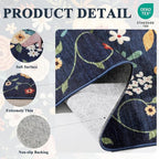 DUKINO 3x10 Runner Rug, Washable Kitchen Runner Rug Non Slip, Low Pile - Image 5
