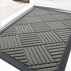 OLANLY Front Door Mat Outside Entrance 33x21, Waterproof Heavy-Duty Doormat | by OLANLY