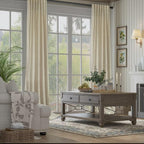 Burlywood Birch Taupe Beige Linen Curtains 96 Inches Long - Image 6