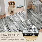 2x10 Runner Rug Non Slip, Washable Hallway Runner Rug, Laundry Room, Soft - Image 6