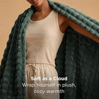 Bedsure Green Twin XL Blankets for Bed - Image 2