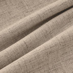 MIULEE 100% Blackout Linen Curtains 42 x 90 Inch Copper Brown 2 Panels | - Image 9