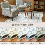 Oushak Area Rug for Bedroom 5x7 - Image 9