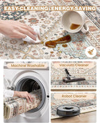 Kitchen Runner Rug Non Slip Washable Rugs 2.5x10, Carpet Runner - Image 6