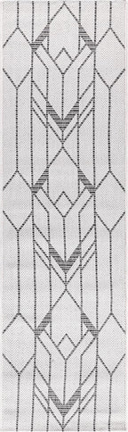Keen Home Design Terrace Outdoor Runner Rug - 2x6 Washable Indoor/Outdoor Rug for Patio, Kitchen, Balcony, Beach, Garden, Deck and Porch, Size: 2'2"x5'7"