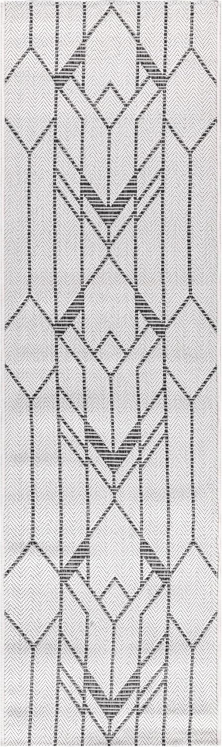 Keen Home Design Terrace Outdoor Runner Rug - 2x6 Washable Indoor/Outdoor Rug for Patio, Kitchen, Balcony, Beach, Garden, Deck and Porch, Size: 2'2"x5'7"