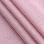 Rose Linen Curtains 90 Inch Long 2 Panels Set Back Tab Rod Pocket Semi Sheer - Image 5