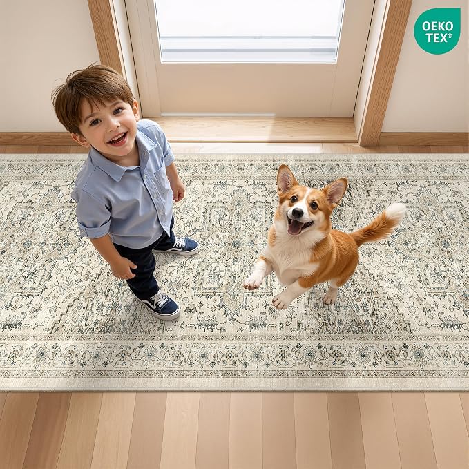 Runner Rug 2x10, Washable Rugs for Entryway Rug, Bathroom Bedroom - Image 9