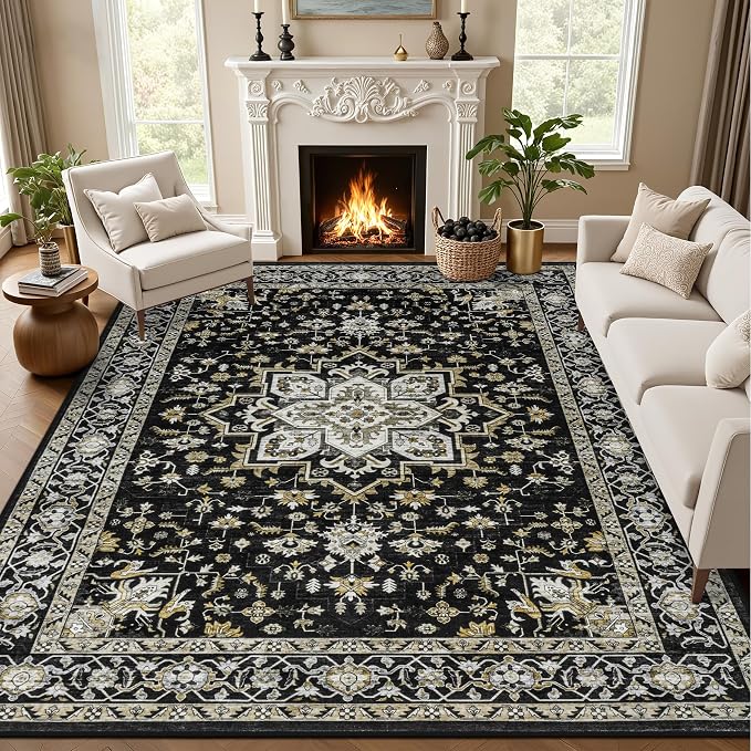 8x10 Area Rugs Living Room: Washable Rug by EXPEDIX