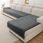 Velvet Couch Covers for Sectional Sofa Washable, Non-Slip L Shaped Sectional - Image 2