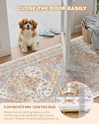 Washable Runner Rug 2.5x16, Non-Slip Long Kitchen Rugs, Soft Hallway Runner - Image 4