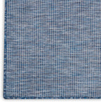 Nourison Positano Indoor-Outdoor Navy Blue 8' x 10' Area Rug, Easy Cleaning, Non Shedding, Bed Room, Living Room, Dining Room, Backyard, Deck, Patio (8x10)
