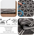 Keen Home Design Outdoor Runner Rug - 2x10 Washable Indoor/Outdoor Rug for Patio, Balcony, Kitchen, Garden, Beach, Deck and Porch. Size: 2'2" x 9'11"