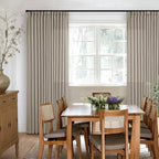 Burlywood Birch Pinch Pleated Linen 92 Inch Curtains 2 Panels | Memory Training - Image 6