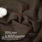 Light Filtering Linen Curtains 68 inches Long - Image 2