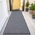 OLANLY Front Door Mat 47x23, Waterproof Heavy-Duty Indoor Outdoor Doormat | Grey by OLANLY