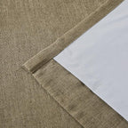 Vision Home Brown Pinch Pleated Full Blackout Curtains Linen Blended 60" Wide - Image 7