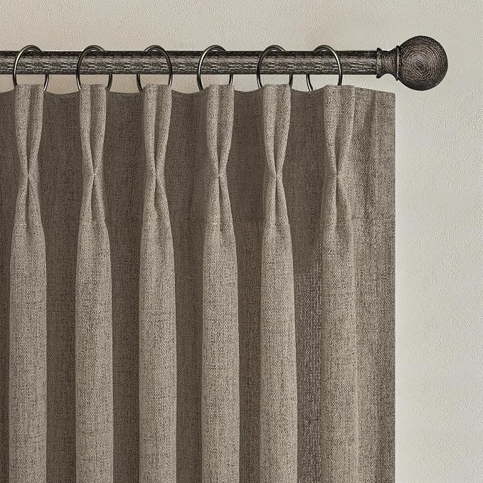 Dark Flax 70 Inch Extra Wide Curtains 90 Inches Long - Image 7