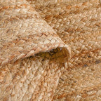 Hausattire Jute Braided Area Rug, 2x3 ft | 100% natural jute, hand woven - Image 5