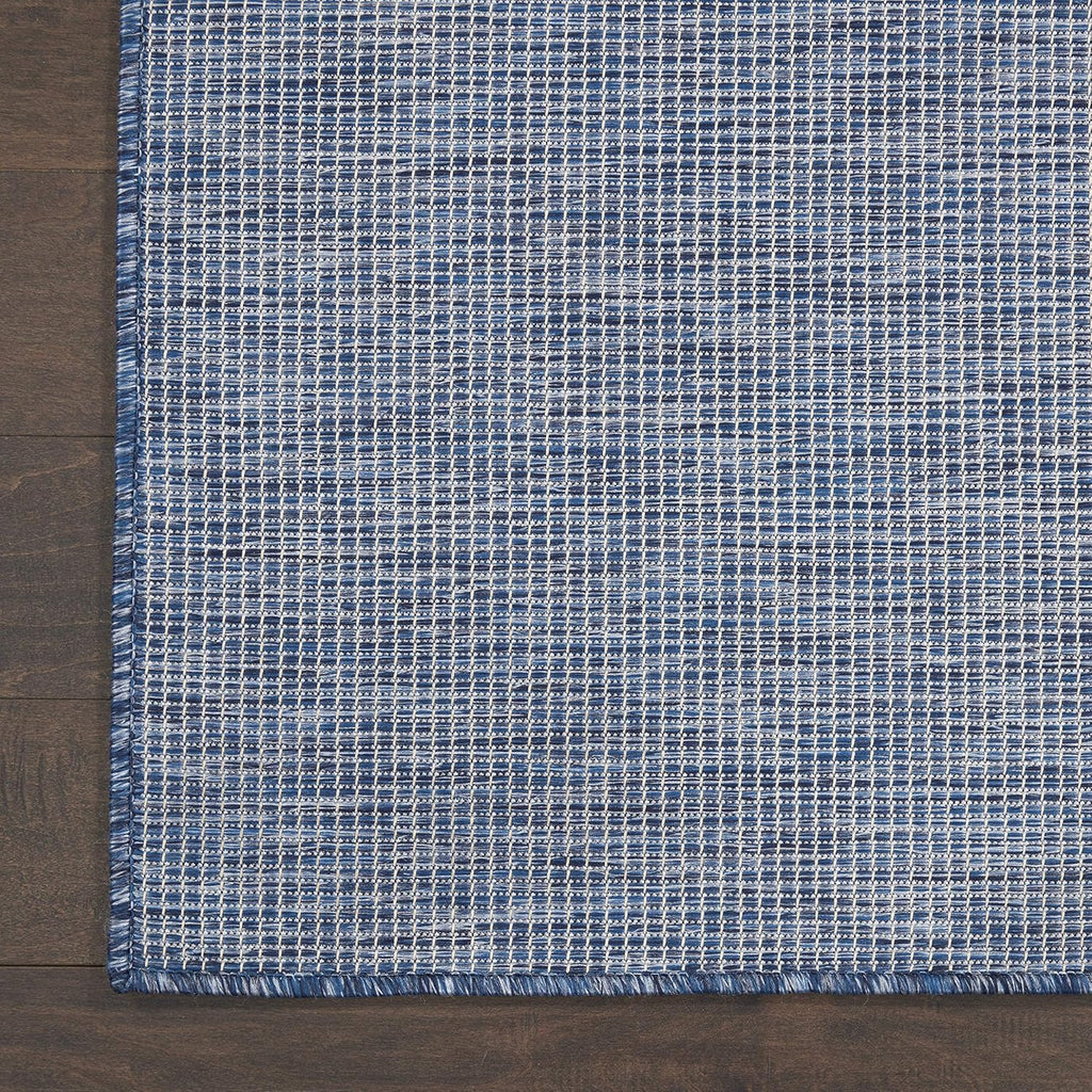 Nourison Positano Indoor/Outdoor Navy Blue 2'2" x 10' Area Rug, Easy Cleaning, Non Shedding, Bed Room, Living Room, Dining Room, Backyard, Deck, Patio (2x10)