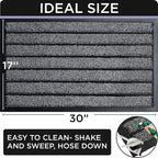 Ubdyo Extra Durable Door Mat Outside Entrance | Dirt Trapping, Non-Slip Backing - Image 2