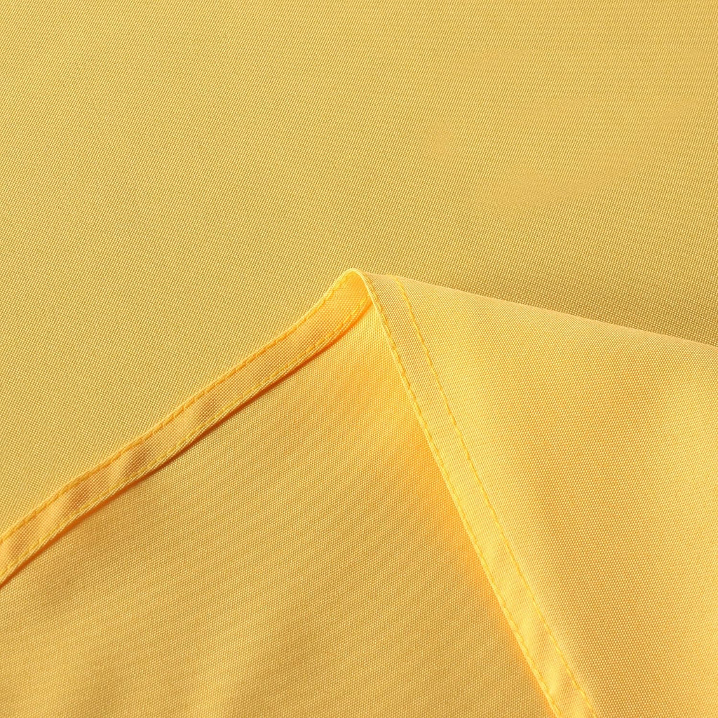sancua Rectangle Tablecloth - 54 x 120 Inch - Stain and Wrinkle Resistant Washable Polyester Table Cloth, Decorative Fabric Table Cover for Dining Tables, Buffet Parties and Camping, Yellow