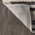 JONATHAN Y Khalil Modern Berber Stripe Cream/Black Runner Rug, Contemporary - Image 6